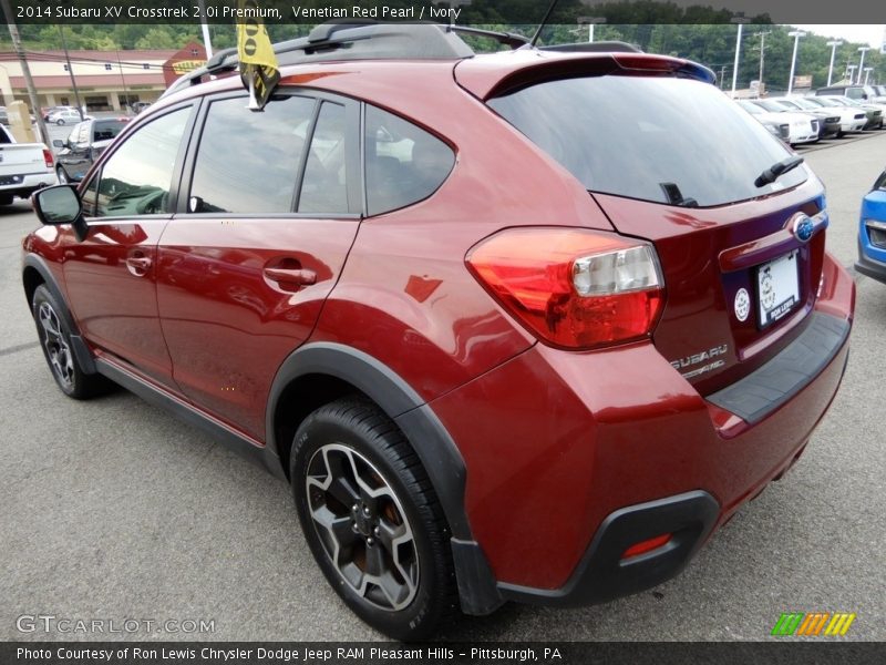 Venetian Red Pearl / Ivory 2014 Subaru XV Crosstrek 2.0i Premium