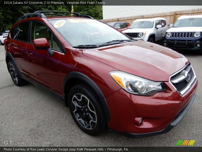 Venetian Red Pearl / Ivory 2014 Subaru XV Crosstrek 2.0i Premium