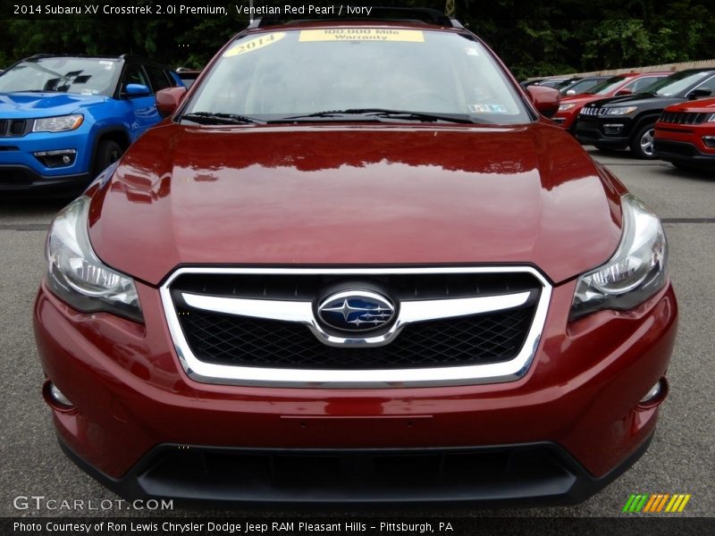 Venetian Red Pearl / Ivory 2014 Subaru XV Crosstrek 2.0i Premium