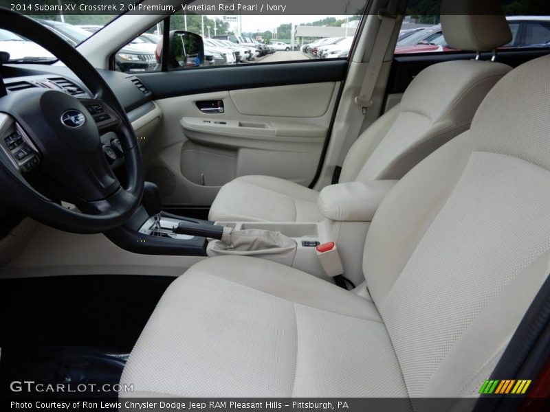 Venetian Red Pearl / Ivory 2014 Subaru XV Crosstrek 2.0i Premium