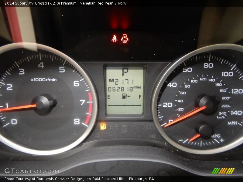 Venetian Red Pearl / Ivory 2014 Subaru XV Crosstrek 2.0i Premium