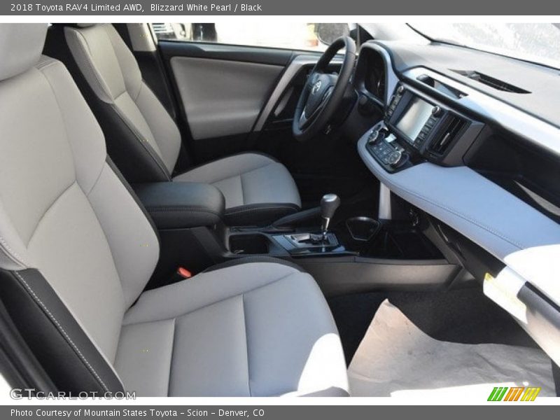 Blizzard White Pearl / Black 2018 Toyota RAV4 Limited AWD
