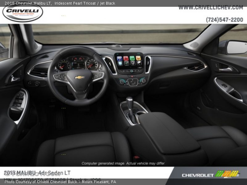 Iridescent Pearl Tricoat / Jet Black 2018 Chevrolet Malibu LT