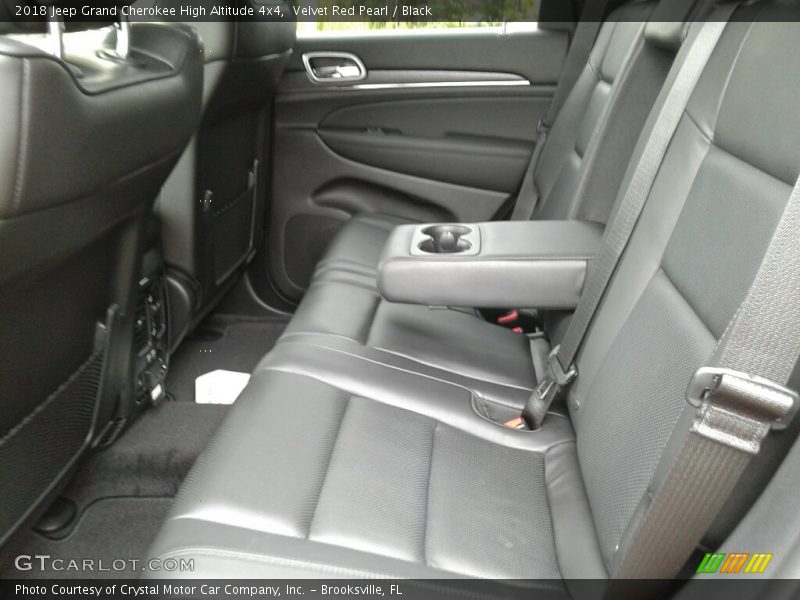 Velvet Red Pearl / Black 2018 Jeep Grand Cherokee High Altitude 4x4
