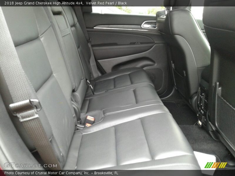 Velvet Red Pearl / Black 2018 Jeep Grand Cherokee High Altitude 4x4