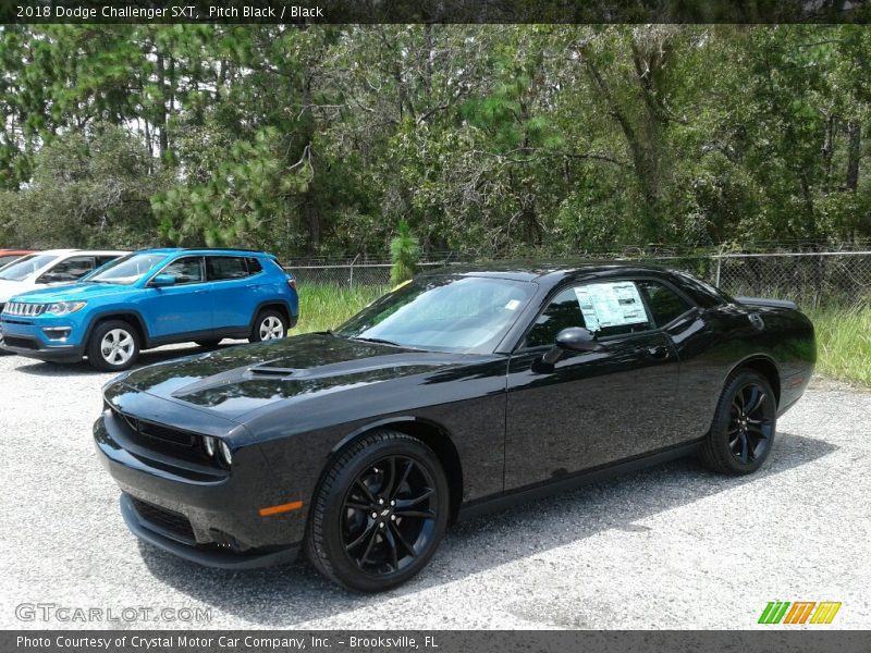 Pitch Black / Black 2018 Dodge Challenger SXT