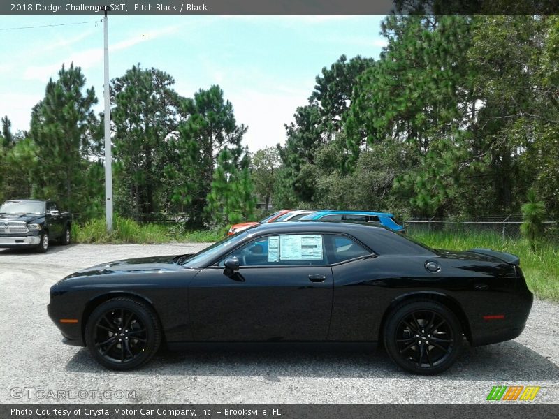 Pitch Black / Black 2018 Dodge Challenger SXT