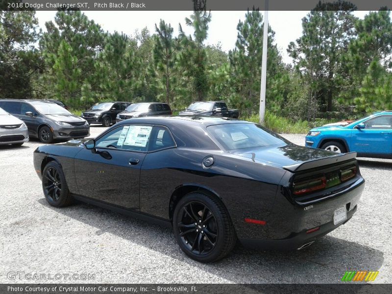 Pitch Black / Black 2018 Dodge Challenger SXT