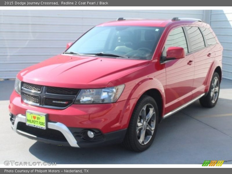 Redline 2 Coat Pearl / Black 2015 Dodge Journey Crossroad