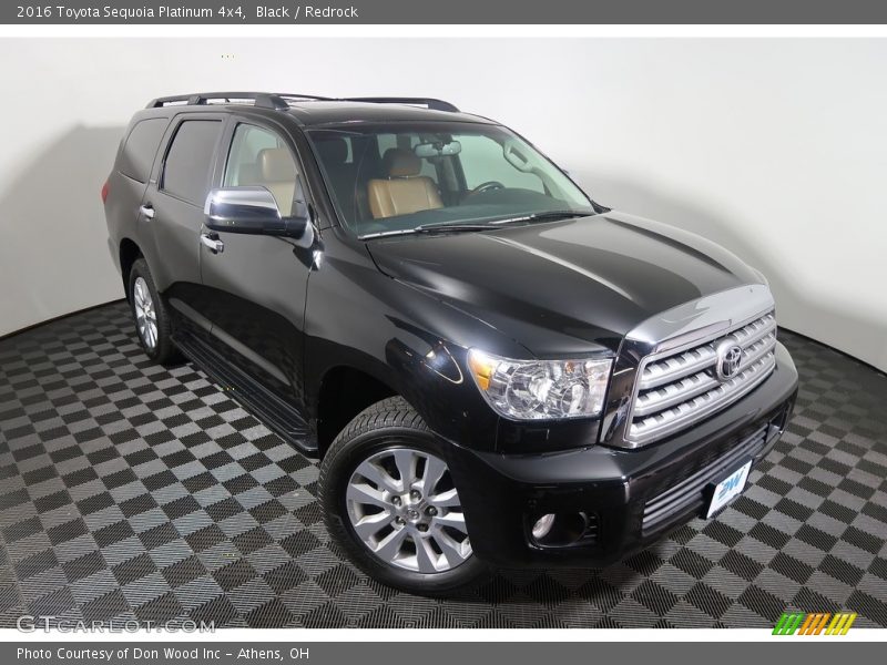 Black / Redrock 2016 Toyota Sequoia Platinum 4x4
