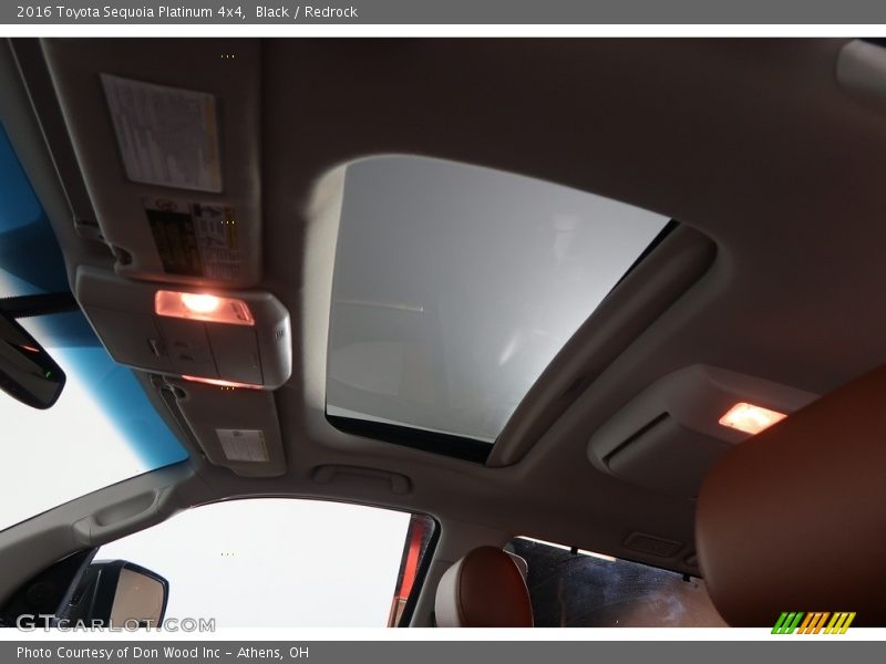Black / Redrock 2016 Toyota Sequoia Platinum 4x4