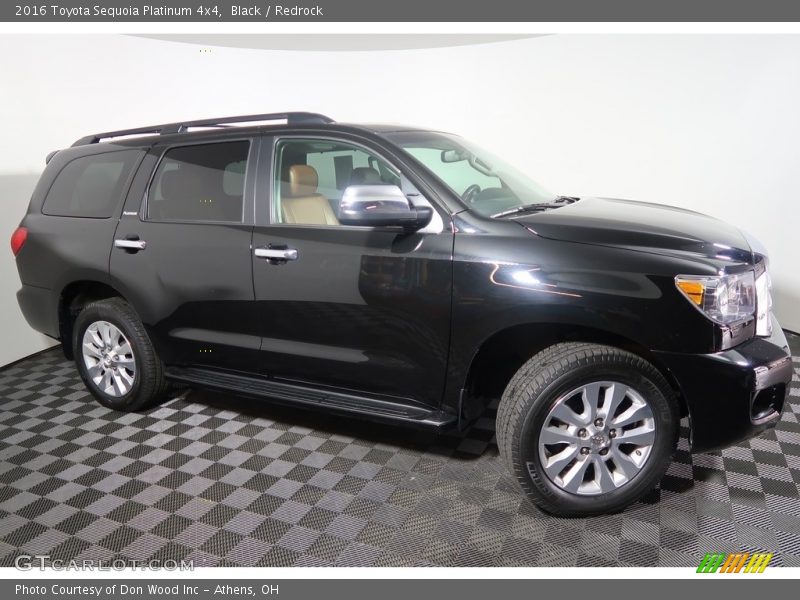 Black / Redrock 2016 Toyota Sequoia Platinum 4x4