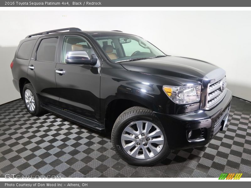 Black / Redrock 2016 Toyota Sequoia Platinum 4x4