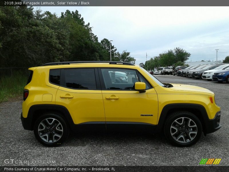 Solar Yellow / Black 2018 Jeep Renegade Latitude