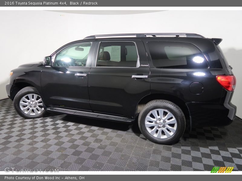 Black / Redrock 2016 Toyota Sequoia Platinum 4x4