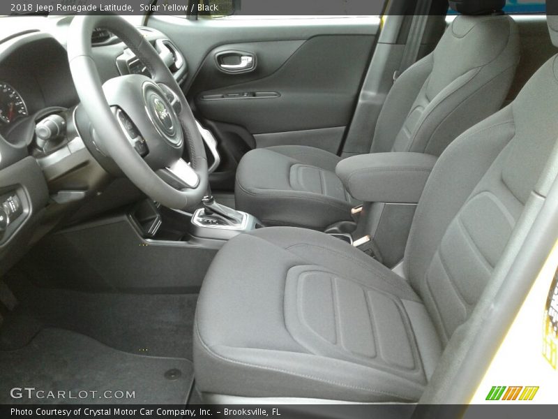 Solar Yellow / Black 2018 Jeep Renegade Latitude