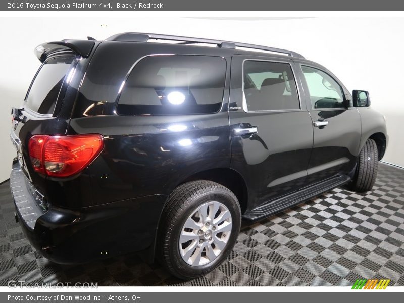 Black / Redrock 2016 Toyota Sequoia Platinum 4x4