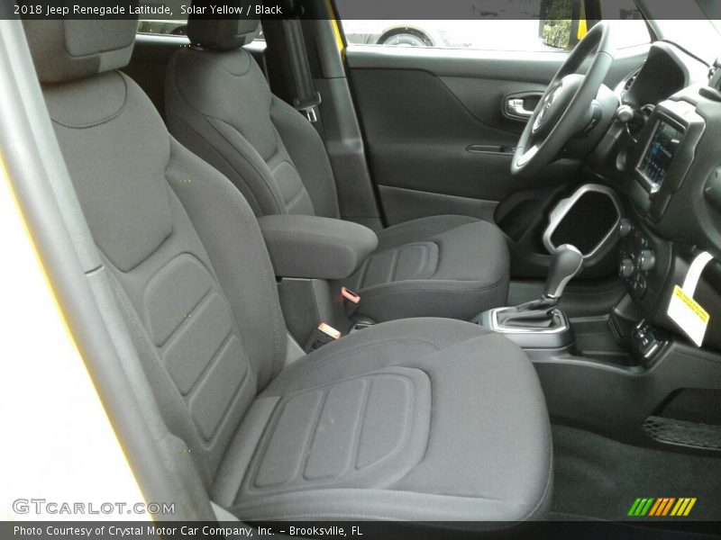 Solar Yellow / Black 2018 Jeep Renegade Latitude
