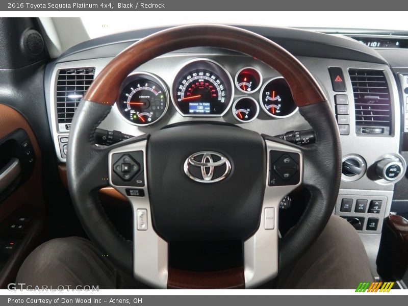 Black / Redrock 2016 Toyota Sequoia Platinum 4x4
