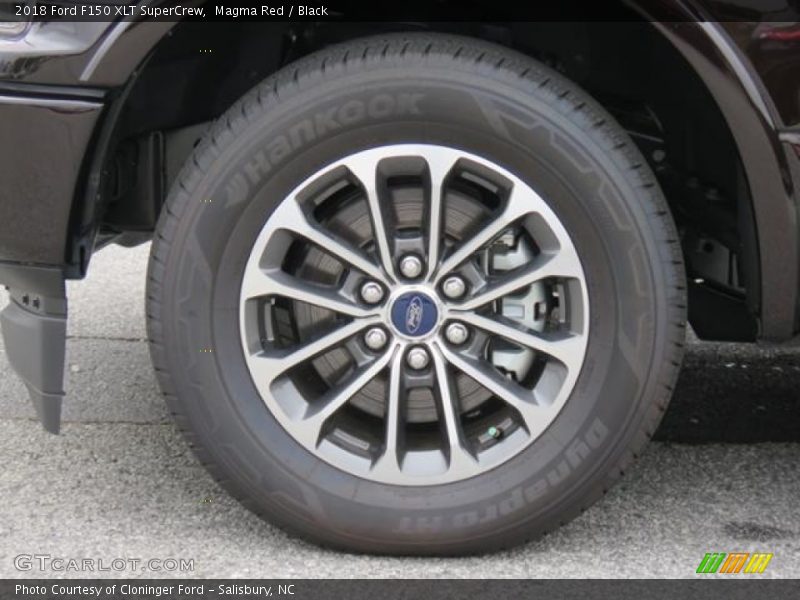 Magma Red / Black 2018 Ford F150 XLT SuperCrew