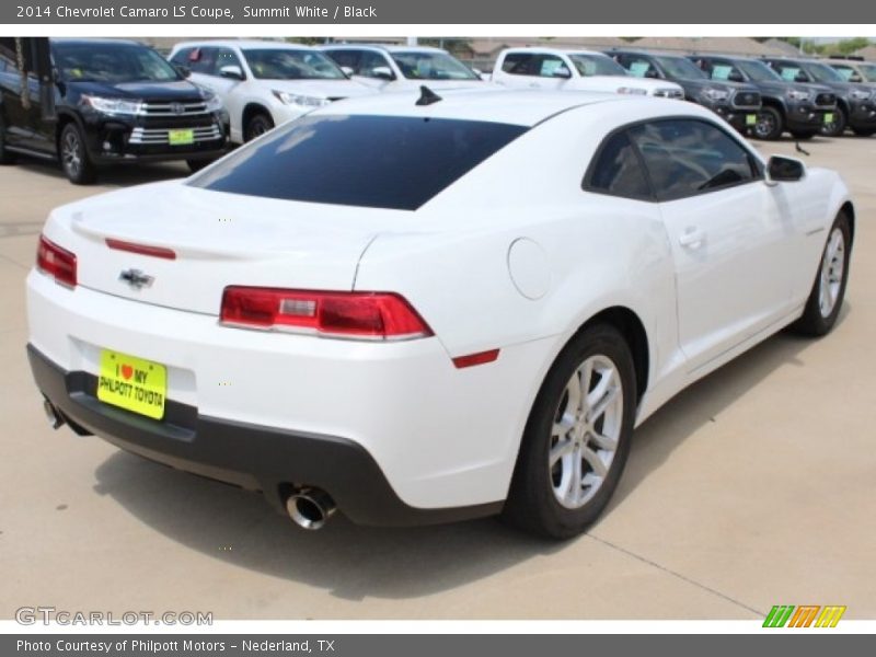Summit White / Black 2014 Chevrolet Camaro LS Coupe