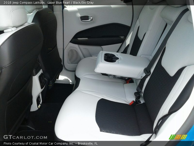 Laser Blue Pearl / Black/Ski Gray 2018 Jeep Compass Latitude