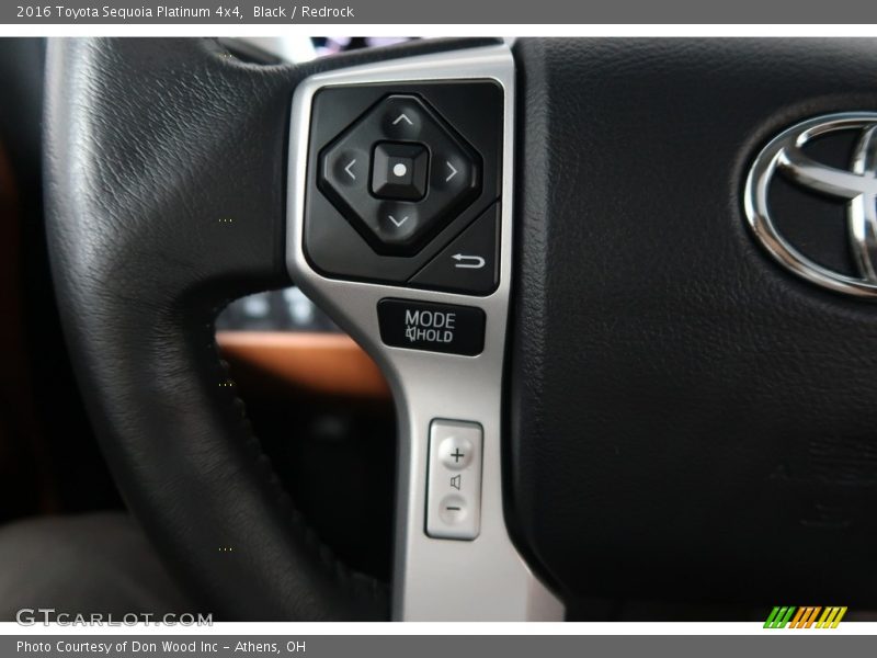 Black / Redrock 2016 Toyota Sequoia Platinum 4x4