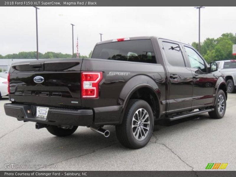 Magma Red / Black 2018 Ford F150 XLT SuperCrew