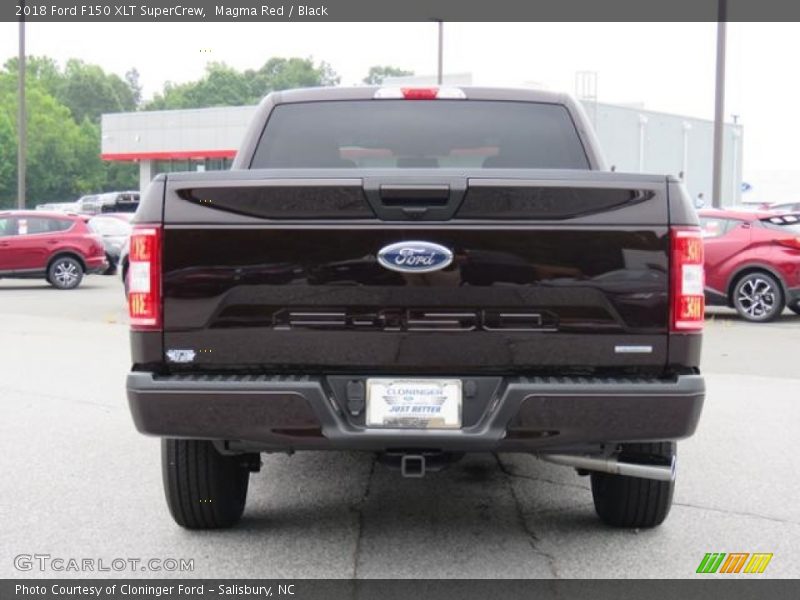 Magma Red / Black 2018 Ford F150 XLT SuperCrew
