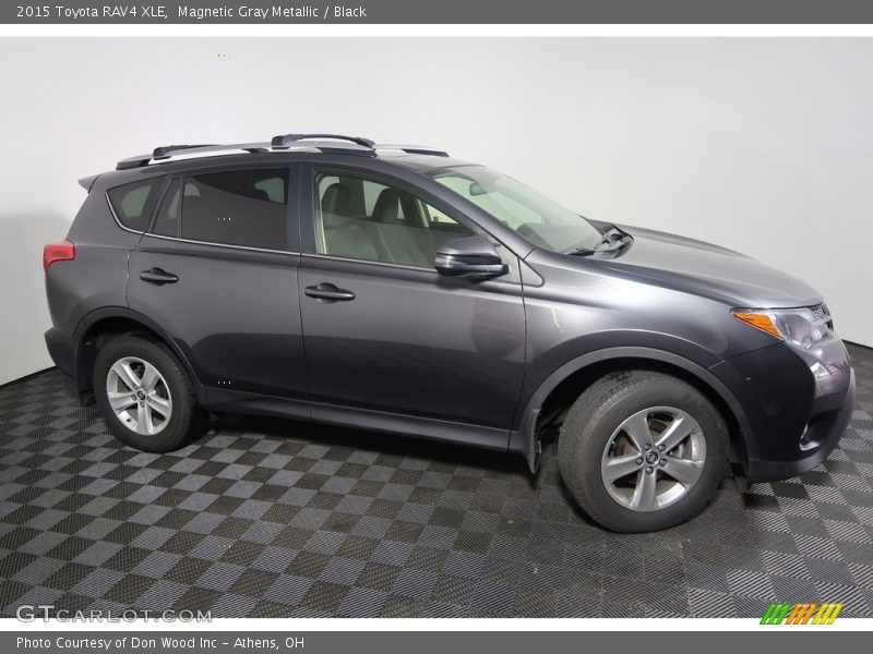 Magnetic Gray Metallic / Black 2015 Toyota RAV4 XLE