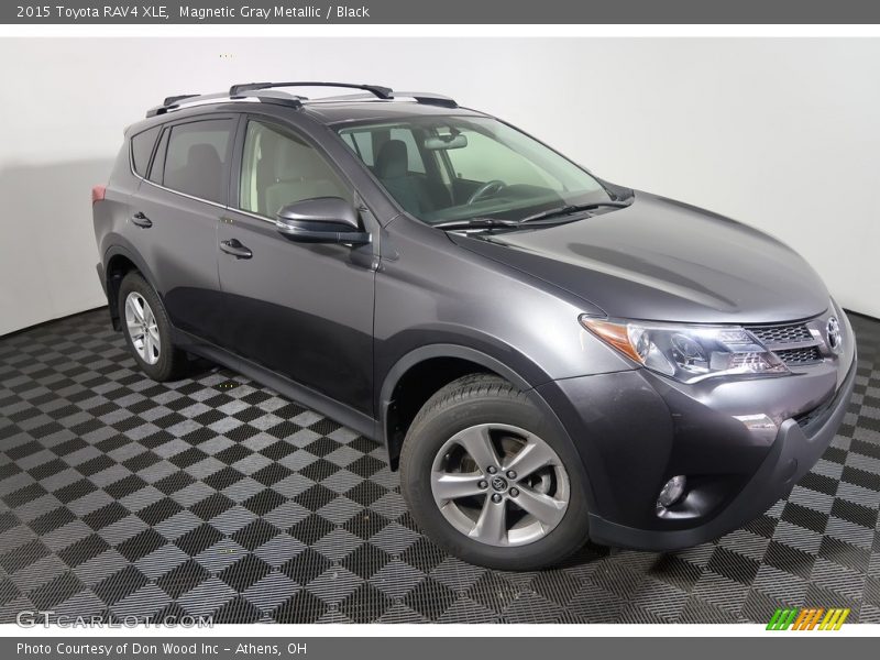 Magnetic Gray Metallic / Black 2015 Toyota RAV4 XLE