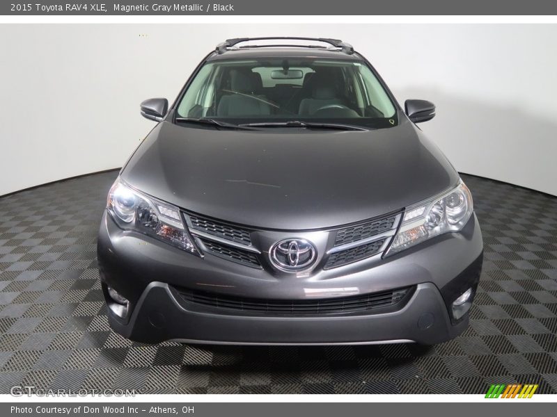Magnetic Gray Metallic / Black 2015 Toyota RAV4 XLE
