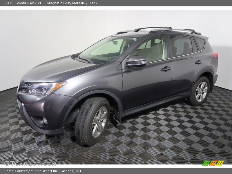 Magnetic Gray Metallic / Black 2015 Toyota RAV4 XLE