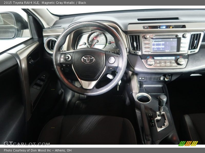 Magnetic Gray Metallic / Black 2015 Toyota RAV4 XLE
