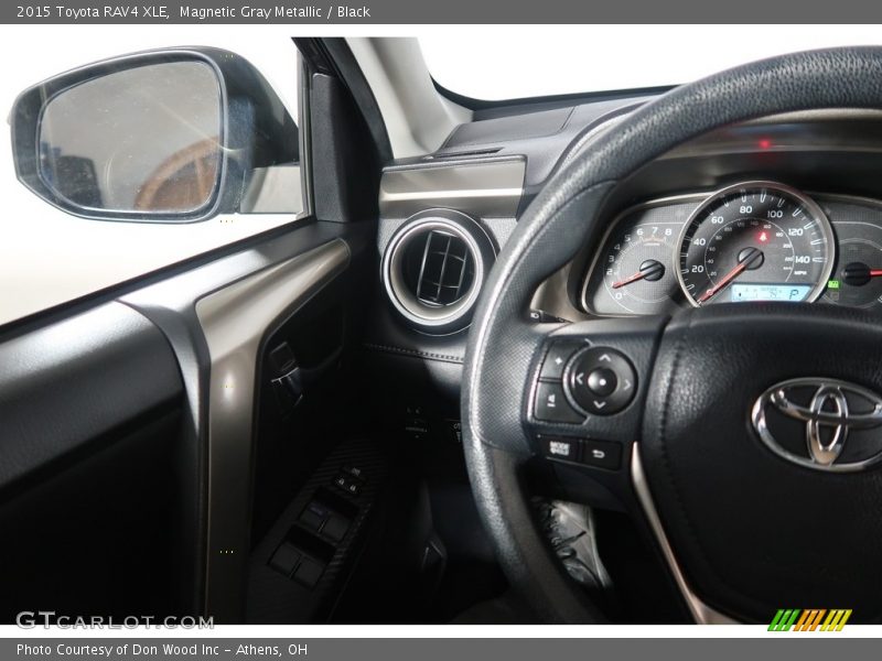 Magnetic Gray Metallic / Black 2015 Toyota RAV4 XLE