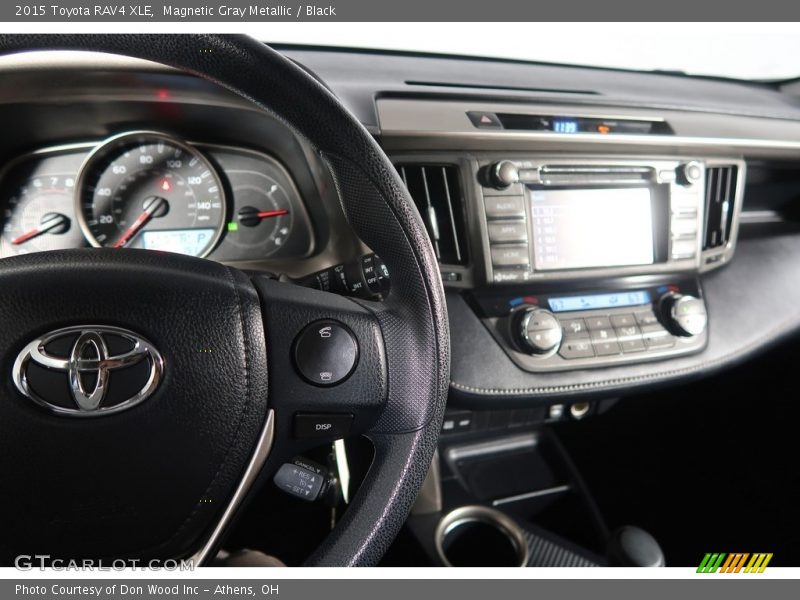 Magnetic Gray Metallic / Black 2015 Toyota RAV4 XLE