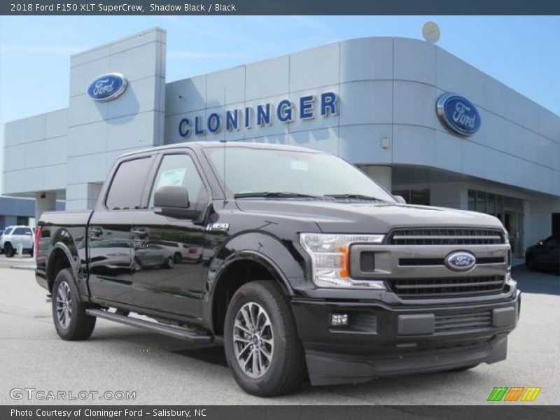 Shadow Black / Black 2018 Ford F150 XLT SuperCrew