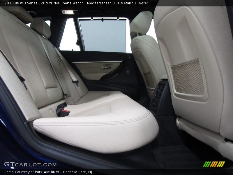 Mediterranean Blue Metallic / Oyster 2018 BMW 3 Series 328d xDrive Sports Wagon