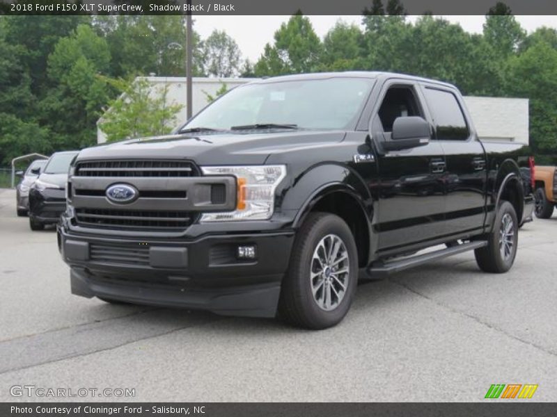 Shadow Black / Black 2018 Ford F150 XLT SuperCrew