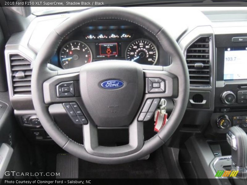 Shadow Black / Black 2018 Ford F150 XLT SuperCrew