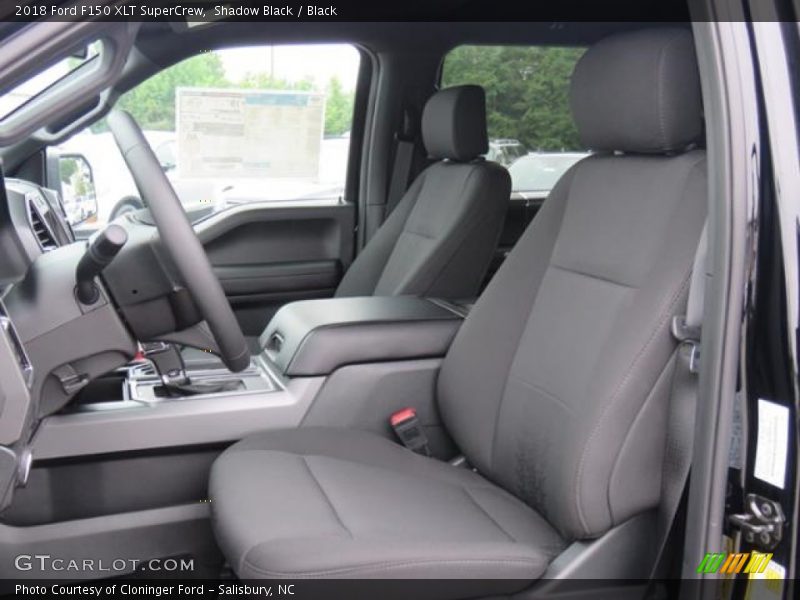 Shadow Black / Black 2018 Ford F150 XLT SuperCrew