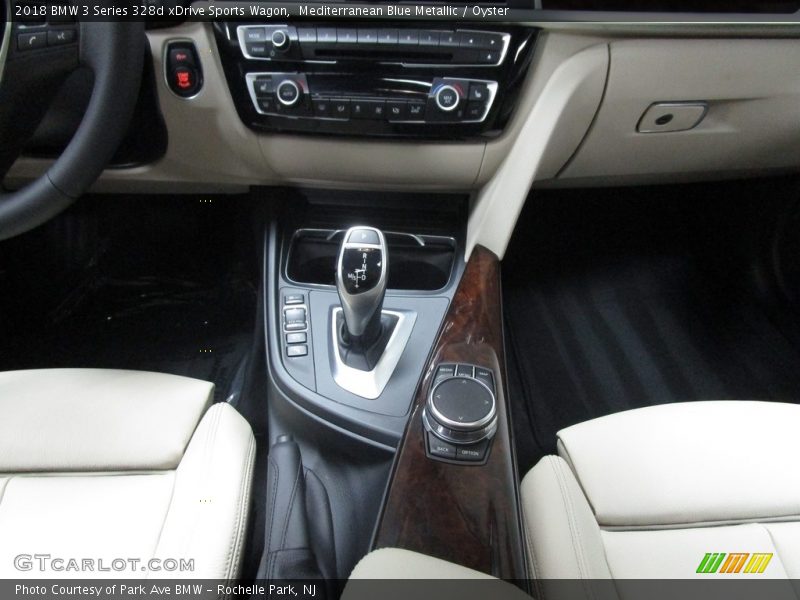 Mediterranean Blue Metallic / Oyster 2018 BMW 3 Series 328d xDrive Sports Wagon