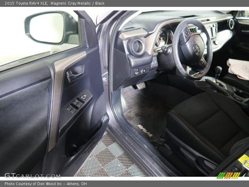 Magnetic Gray Metallic / Black 2015 Toyota RAV4 XLE