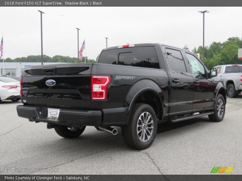 Shadow Black / Black 2018 Ford F150 XLT SuperCrew