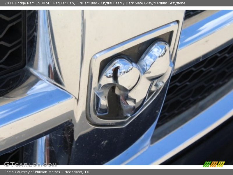 Brilliant Black Crystal Pearl / Dark Slate Gray/Medium Graystone 2011 Dodge Ram 1500 SLT Regular Cab
