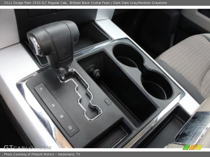 Brilliant Black Crystal Pearl / Dark Slate Gray/Medium Graystone 2011 Dodge Ram 1500 SLT Regular Cab