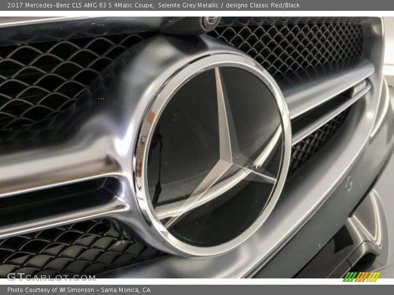 Selenite Grey Metallic / designo Classic Red/Black 2017 Mercedes-Benz CLS AMG 63 S 4Matic Coupe