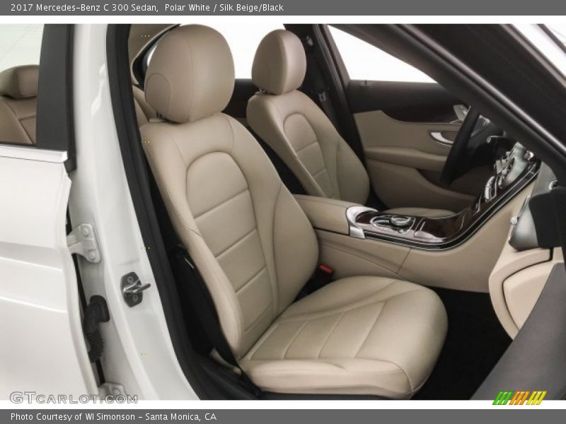 Polar White / Silk Beige/Black 2017 Mercedes-Benz C 300 Sedan