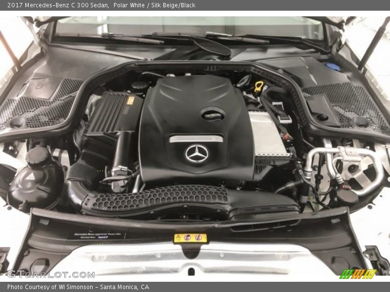 Polar White / Silk Beige/Black 2017 Mercedes-Benz C 300 Sedan