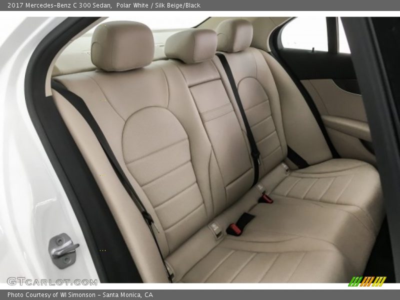 Polar White / Silk Beige/Black 2017 Mercedes-Benz C 300 Sedan